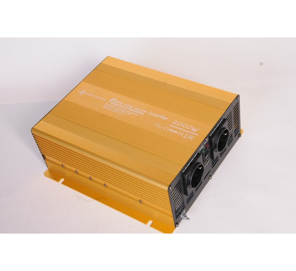 2000w 12V DC  Solartronics Tam Sinüs İnverter